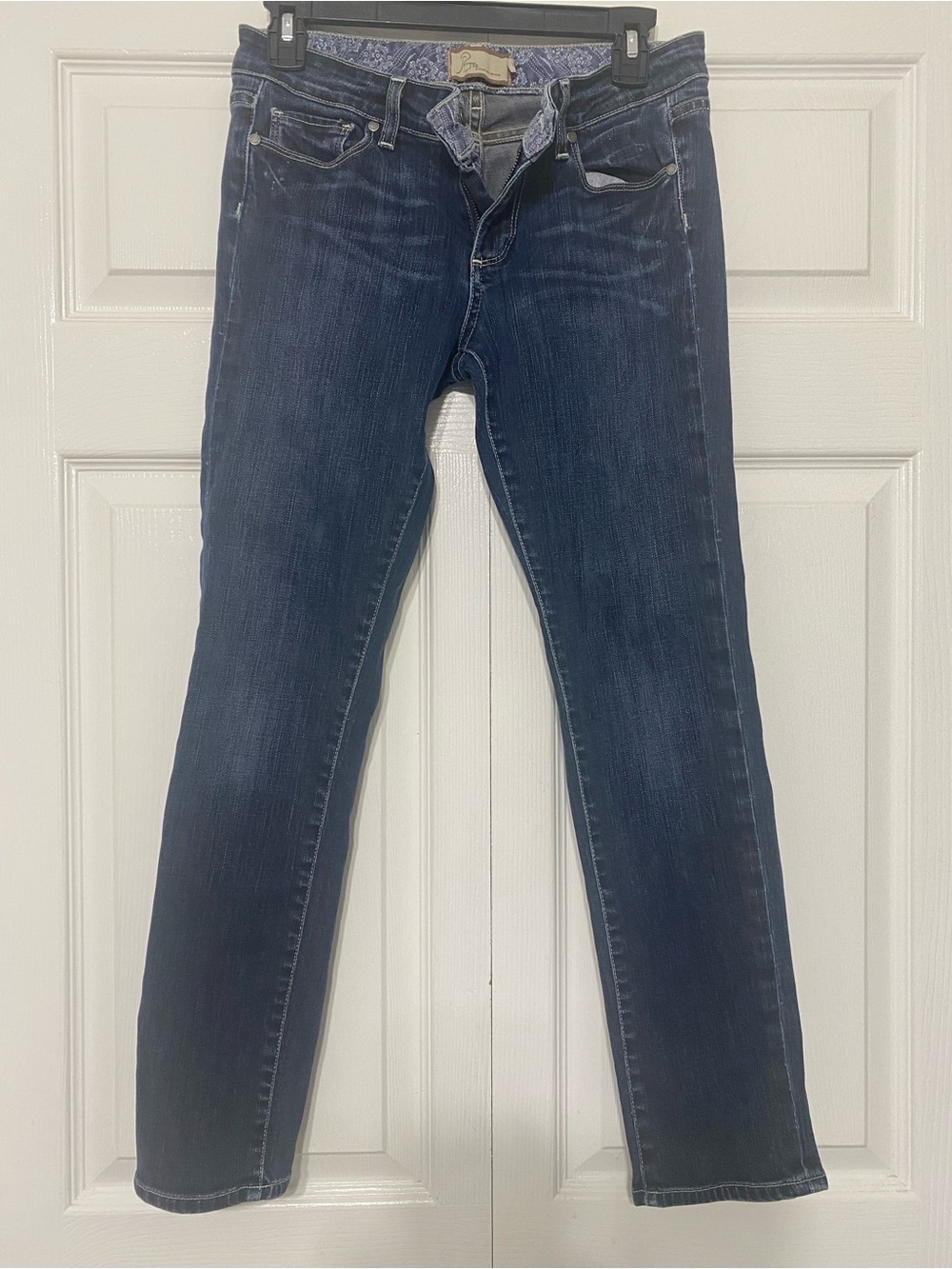 Vintage Women Paige premium denim skyline drive boot cut jean size 28